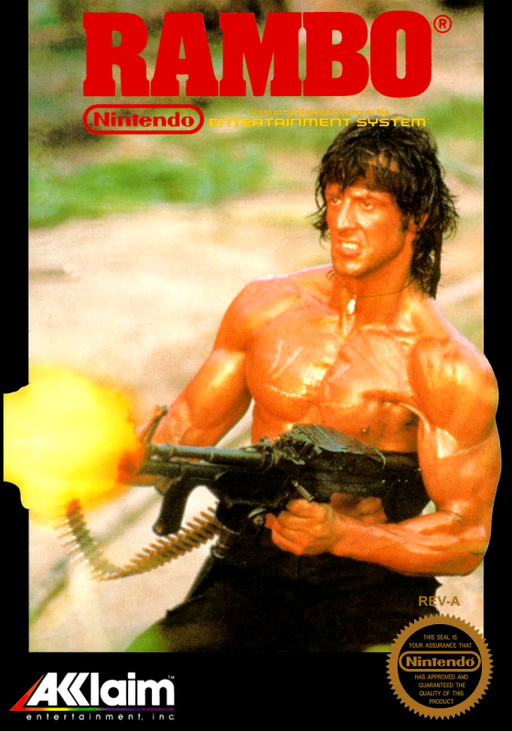 Rambo (USA) box art